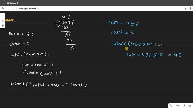 Python Program to Count Digits in a Number