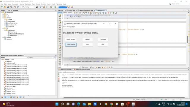 BUILD BANKING MANAGEMENT SYSTEM USING JAVA смотреть онлайн