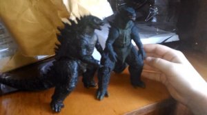 Фигурка Годзилла 2014 от S.M.MonsterArts долгожданная пришла. Распаковка!