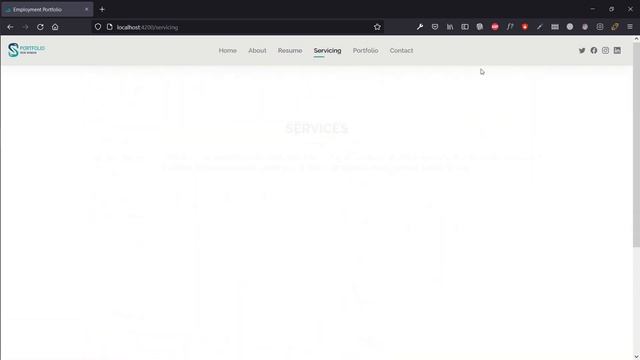 Employment Portfolio Demo - Angular 12 and Bootstrap 5 смотреть онлайн