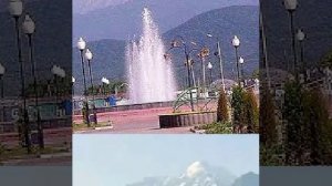 Город Владикавказ в России. Vladikavkaz city in Russia.