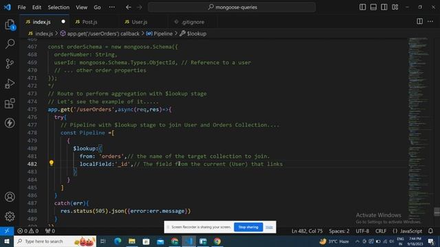 Mastering the $lookup Operator in Node.js | Node.js Interview Questions | Basic-to-Advanced