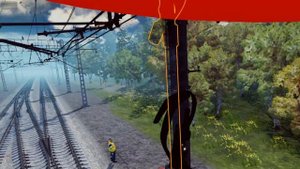 ВР модуль "Воздушная стрелка контактной сети. Текущий ремонт."