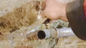 Печка буржуйка из железных дисков , обогрев ямы для гаража  своими руками!