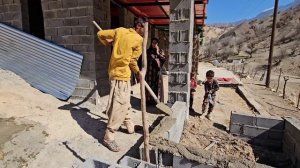 rural life.  The challenges of a young father in facing his wife's pregnancy and taking care of her