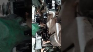 замена передней крышки мотора вито 638 2.3.