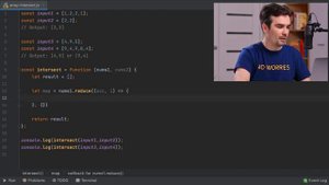 Задача с JS собеседования — Найти пересечение двух массивов ｜ LeetCode