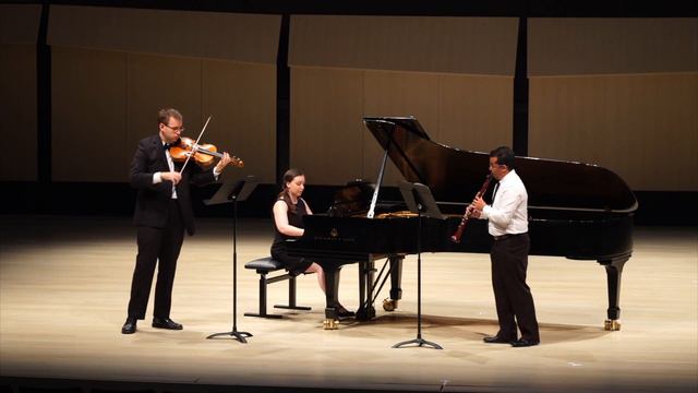 Franziska Trio - I. MOZART Trio for Clarinet, Viola, and Piano - Kegelstatt смотреть онлайн