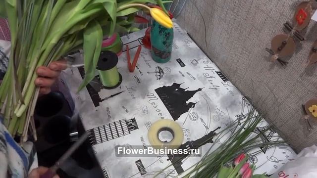 Букет на 8 марта из тюльпанов своими руками смотреть онлайн