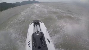 POV Super Jet YAMAHA 2023 - Chuva e Vento forte no mar