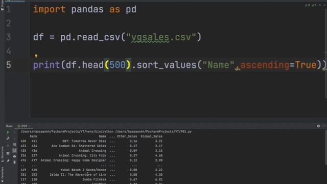 Pandas Tutorial # 3 | Sorting Values