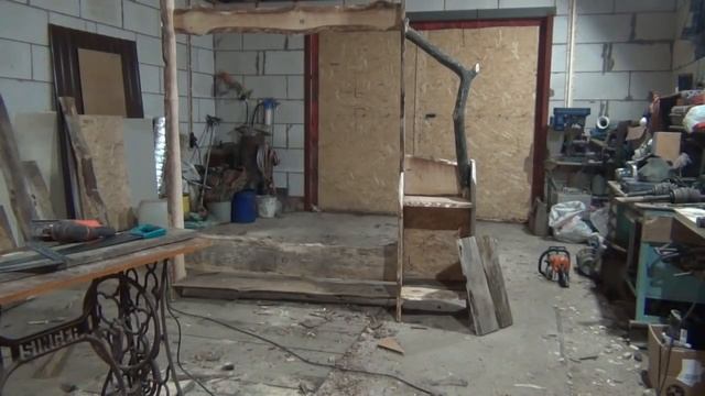 СДЕЛАЛ ПОЛЫ ИЗ КРУГЛЯКА! смотреть онлайн