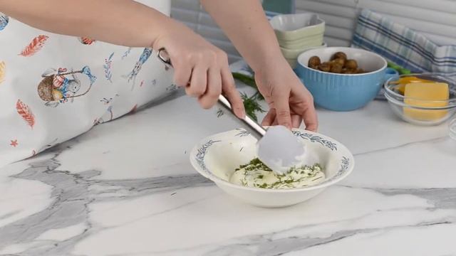 Запечённые грибы в сливочном соусе