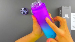 Яркая бутылка для воды - Распаковка и обзор - тритан