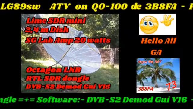 DATV via QO-100 смотреть онлайн