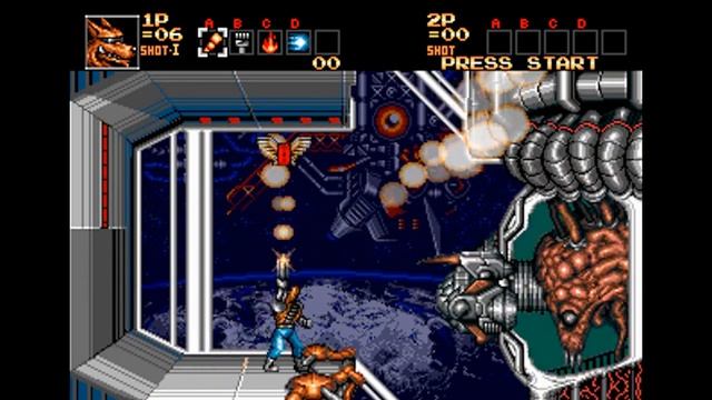 Contra Hard Corps Прохождение (Sega Rus) - Концовка 2 + Секрет