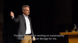 Showcase of the business sustainability festival of MVO Nederland in the Beurs van Berlage