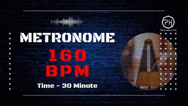 160 BPM Metronome | 30 Minute смотреть онлайн
