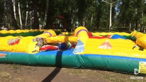 Как правильно надувать батут