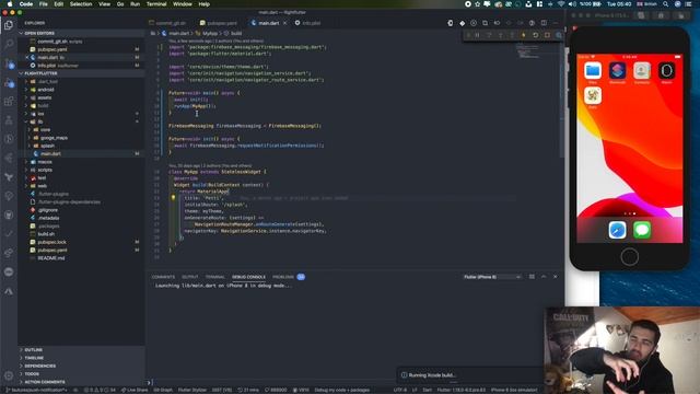 Firebase Push Notification IOS - Flutter смотреть онлайн