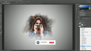 Watercolor Brush Effect Photoshop Tutorial