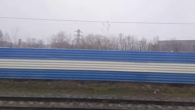Вид из окна ЭД4M-0254 #поезда #ржд #эд4м смотреть онлайн