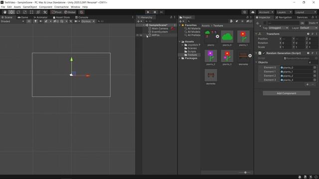 КАК СДЕЛАТЬ РАНДОМНУЮ ГЕНЕРАЦИЮ МИРА В UNITY 2D (2 способа)
