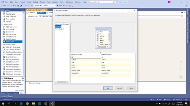 SSIS 2019 | Copy XML Files to a Destination Using Data Flow Task