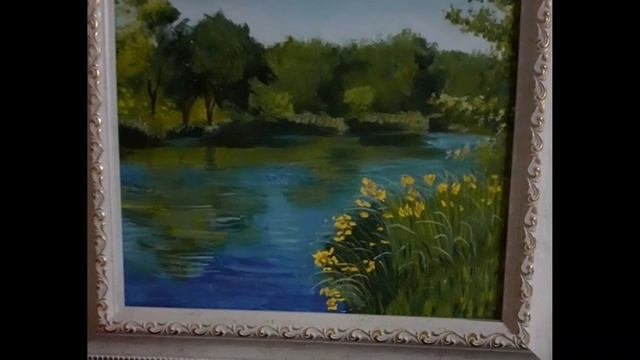 Мои первые картины маслом, с них все началось
#люблюрисовать, #фактурныекартинывинтерьер