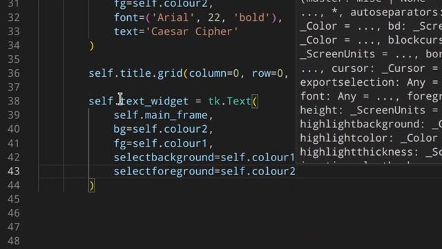 Create a Python Caesar Cipher GUI APP With Tkinter Part1 | Graphic User Interface And Style