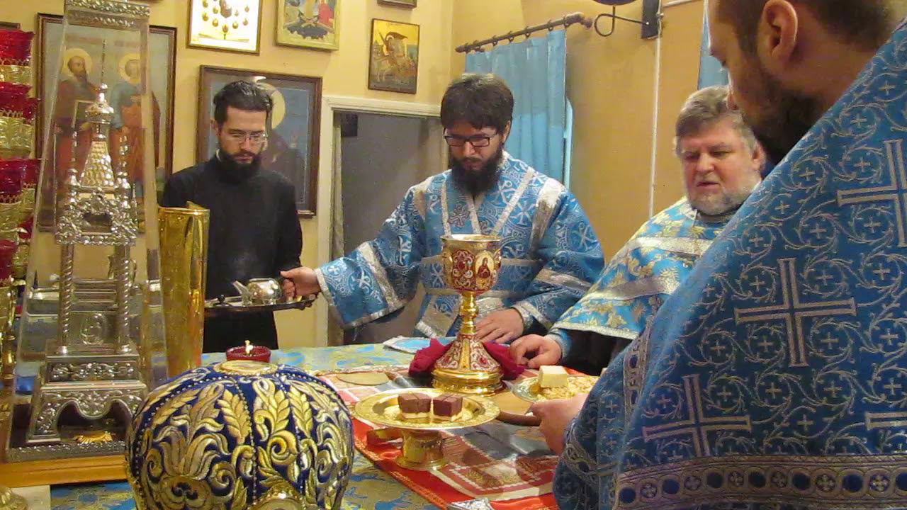 Заготовление Агнцев на Литургию преждеосвященных Даров. Неделя мясопустная 18 февраля 2018 г.