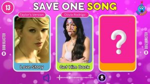 SAVE ONE SONG - Most Popular Songs EVER 🎵| Music Quiz #4