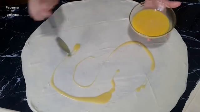 Самса лепёшка / Самса с тремя начинками / Узбекская самса