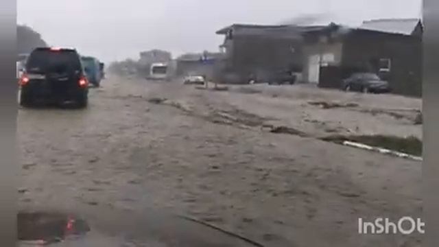 Анапа. Краткий обзор последствий Тайфуна. смотреть онлайн