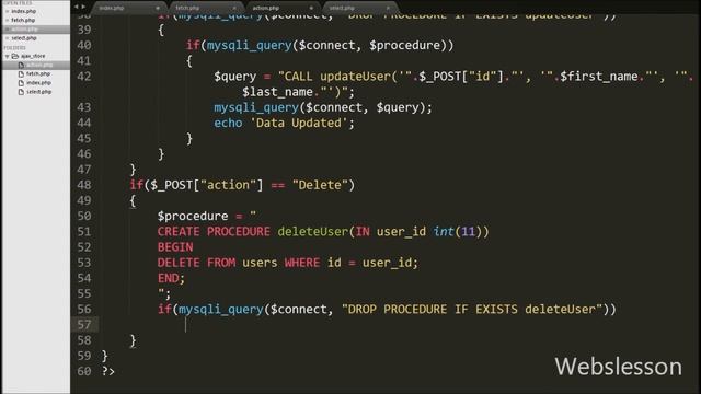 PHP Ajax Crud - Insert Update Delete with Stored Procedure 4 смотреть онлайн