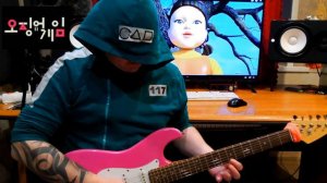 ИГРА  В  КАЛЬМАРА !!!  ИГРА В КАЛЬМАРА НА ГИТАРЕ YOUTUBE . ПРАНК  ( Way Back then .Jung Jae Il )