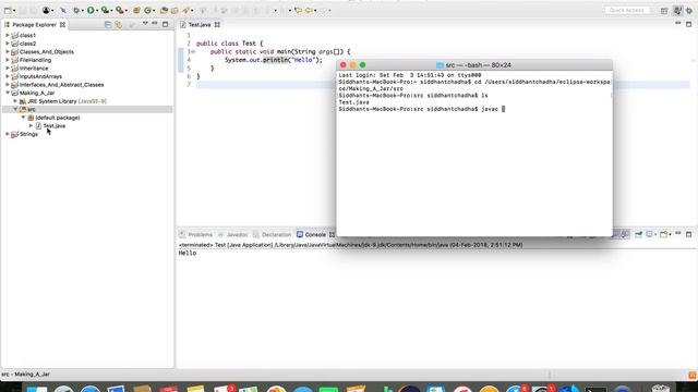 How to make a Jar file of your Java Project - Acadview Java смотреть онлайн