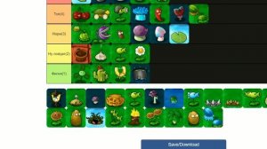 Мой Рейтинг РАСТЕНИЙ в Plants Vs. Zombies
