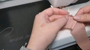 Обработка рюшей, оборок, воланов.
