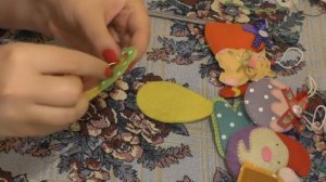 Матрешка из фетра (8 урок). Новогодние игрушки из фетра на елку
