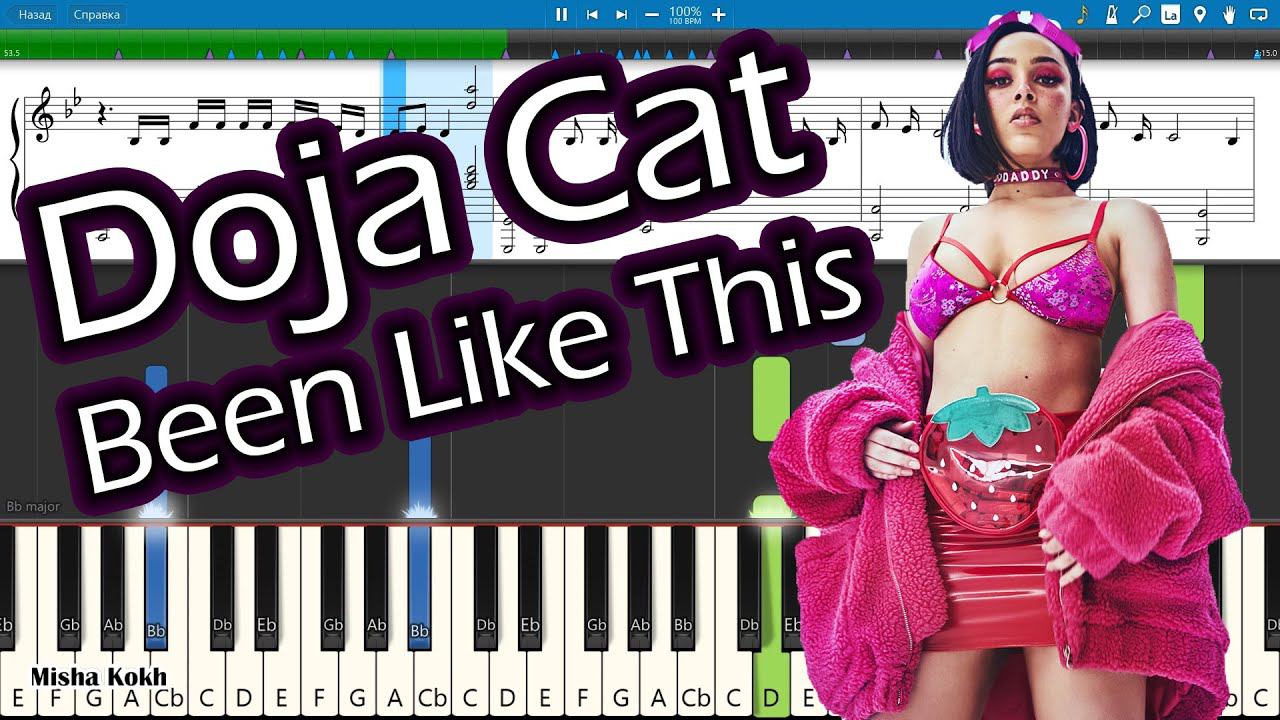 Doja Cat - Been Like This [Piano Tutorial | Sheets | MIDI] Synthesia