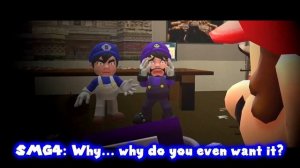 SMG4 but only when SMG3's notebook is mentioned(All credit goes to @SMG4 )