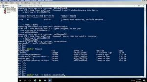 Installing JENKINS on windows container using docker file