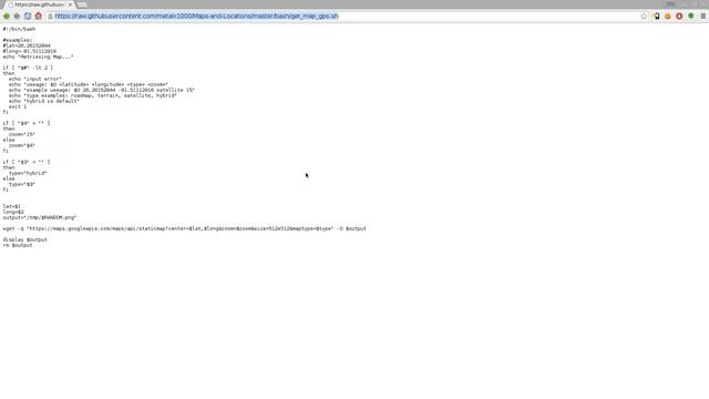 BASH Get MAP from GPS Location Linux ShellScript Wget Google Maps API смотреть онлайн