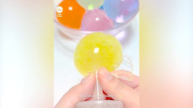 💛+💜Tape Balloon DIY with Super Giant Orbeez and Nano Tape ASMR🎧