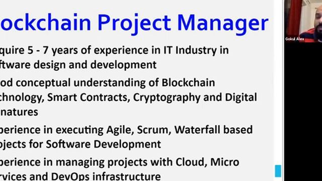 IEI TNSC Skills and Salaries of Blockchain Career By Gokul Alex смотреть онлайн