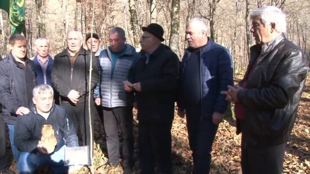 Адыгский родовой лес - водопады Руфабго...Посадка родовых деревьев представителями рода Беретарь.