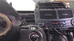 Ремонт заслонок печки MB W211