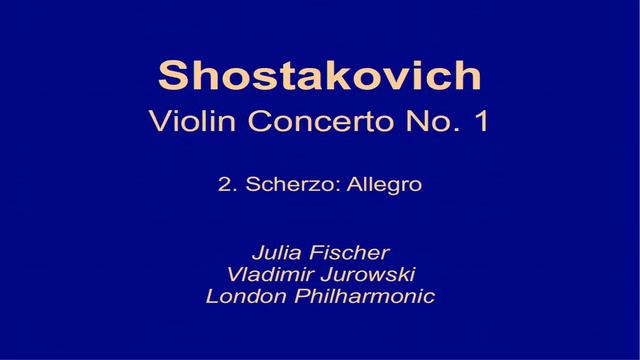 Shostakovich - Violin concerto No 1  - Julia Fischer live 2/3 смотреть онлайн