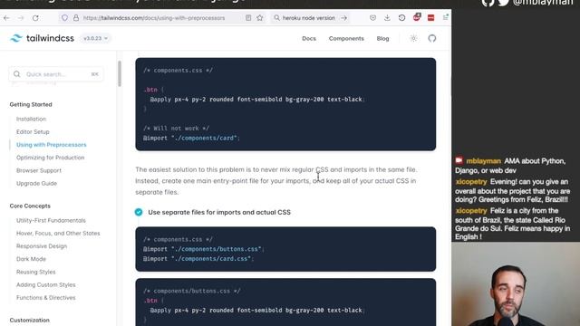 Upgrade to Tailwind CSS v3 - Building SaaS with Python and Django #127 смотреть онлайн